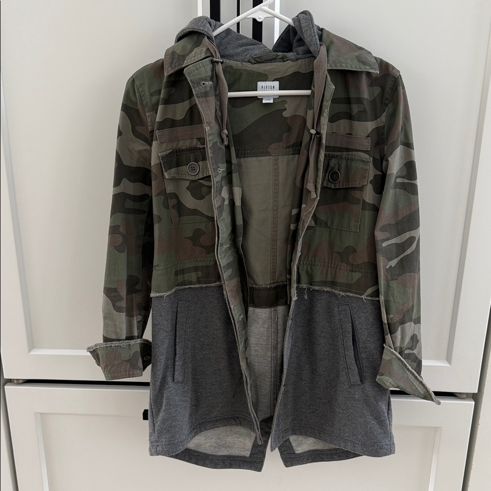 Peyton Jensen Camo and Gray Jacket